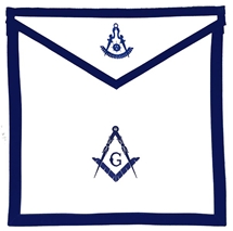 Masonic Apron - Texas Past Master or Officers Apron